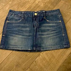 American Eagle Denim Mini Skirt